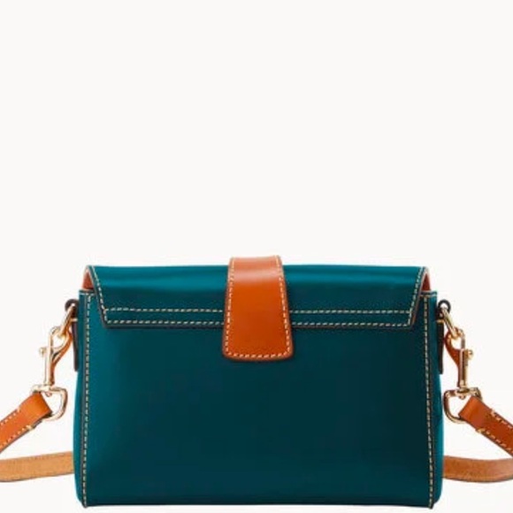 Dooney & Bourke Wexford Leather Kyra Bag Deep Teal - Picture 12 of 14
